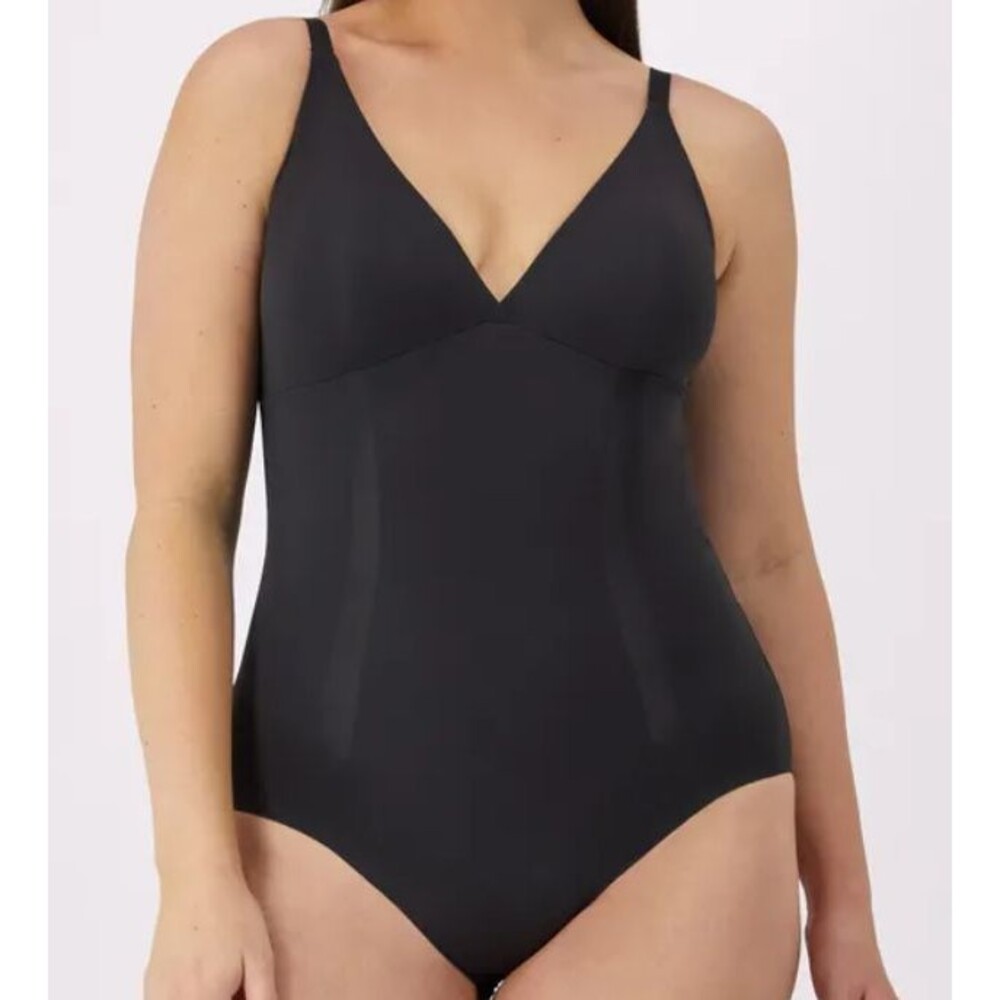 BALI Bodysuit Black XL Shapewear Ultimate Smoothing DFS105 Firm Control